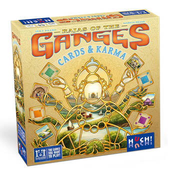 Huch! Rajas of the Ganges Cards & Karma Dice Strategy Card Game Kids 12y+