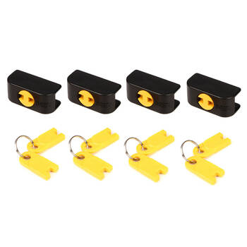 4PK Hercules Auto Grip System Lock w/ 2 Keys