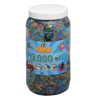 13000pc Hama Beads Glitter Mix Tub Kids Building Toy 5y+