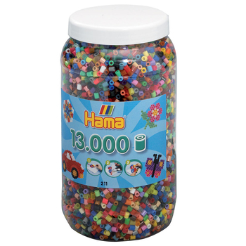 13000pc Hama Beads All Colours Tub Kids Building Toy 5y+