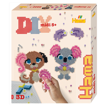 2500pc Hama Beads Pet Salon Boxed Gift Sets Kids Building Toy 5y+
