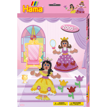2000pc Hama Beads Princess Boxed Gift Sets Small Kids Building Toy 5y+