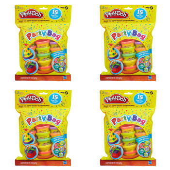 4PK Hasbro Play-Doh Party Bag Edition Children's Modelling Set 24M+