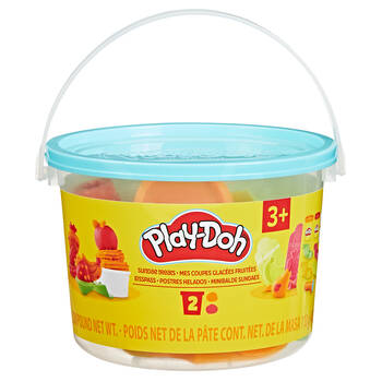 Hasbro Play-Doh Mini Bucket Children's Modeling Set W/ Storage 3Y+ Assorted