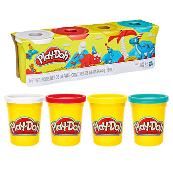 4pc Hasbro Play-Doh Crafting Classic Children's Modelling Set 24M+ Assorted