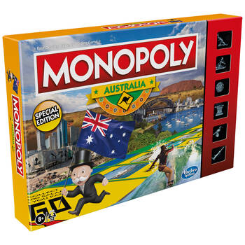 Hasbro Monopoly Australian Edition Strategic Family Board Game 8Y+