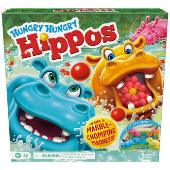 Hasbro Classic Hungry Hippos Action Family Friendly Board Game 4Y+