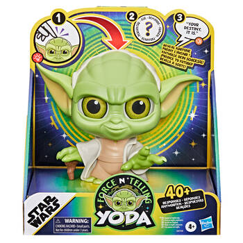 Hasbro Star Wars Force and Telling Yoda Interactive Talking Figure Toy 14y+