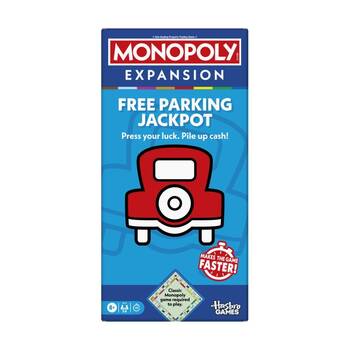 Monopoly Free Parking Jackpot Expansion Pack Compatible W/ Classic Edition Game