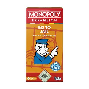 Monopoly Go To Jail Expansion Pack Compatible W/ Classic Game