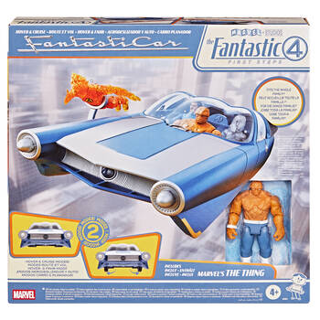 Hasbro Fantastic 4 Thing Figure and Vehicle Action Playset for Kids Fun Set 4y+