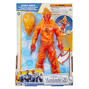 Hasbro Fantastic 4 Human Torch Hero Figure Action Toy Kids Play 4y+