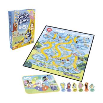 Chutes and Ladders Family/Kids Bluey Edition 3y+ Board Game