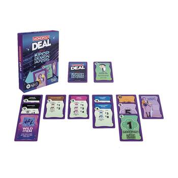 Monopoly Deal Kids/Family Set KPOP Demon Hunters Edition 8y+ Card Game