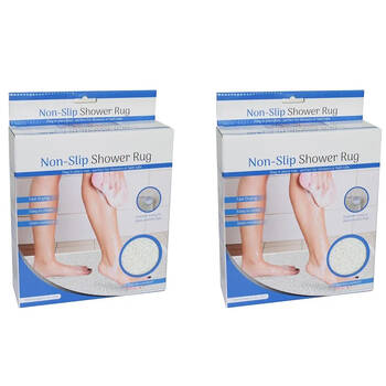 2x Non-Slip Shower Rug