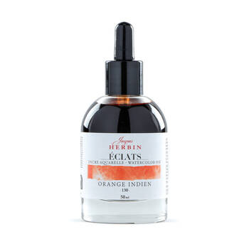 Herbin Eclats Intense Watercolour Ink w/ Dropper 50ml Indian Orange