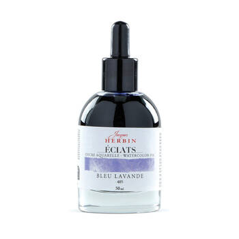 Herbin Eclats Intense Watercolour Ink w/ Dropper 50ml Lavender Blue