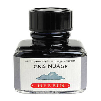 Herbin Writing & Drawing Water-Based Natural Dyes Ink 30ml Cloud Grey