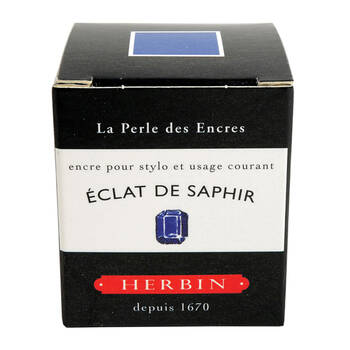 Herbin Writing & Drawing Water-Based Natural Dyes Ink 30ml Sapphire Blue