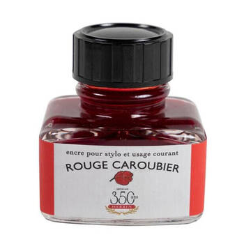 Herbin Writing & Drawing Water-Based Natural Dyes Ink 30ml Carob Red