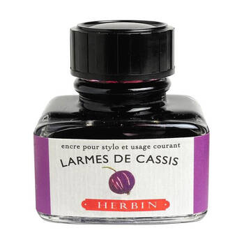 Herbin Writing & Drawing Water-Based Natural Dyes Ink 30ml Blackcurrant