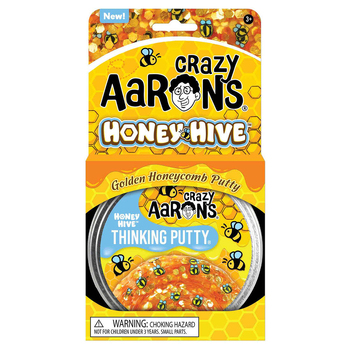 Crazy Aarons Thinking Putty Honey Hive Trendsetters Toy 10cm 3y+