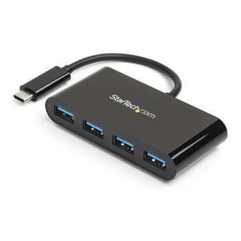 4 Port USB C Hub - USB-C to 4x A - USB 3.0 Hub - Bus Power