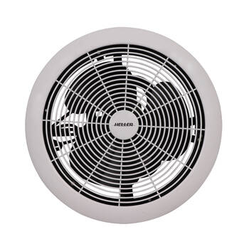 Heller Ball Bearing Exhaust Fan 200mm Round - White