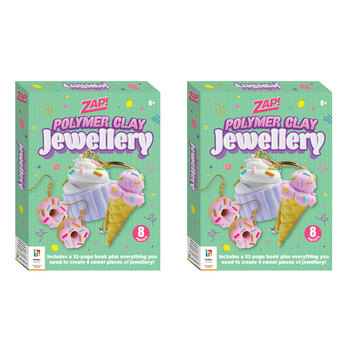 2PK Zap! Extra Kids/Childrens Polymer Clay Jewellery 8Y+