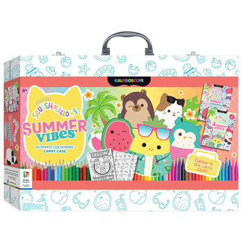 Kaleidoscope Squishmallows Summer Vibes Ultimate Colouring Carry Case 8y+