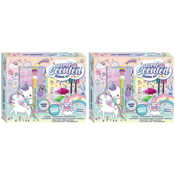 2PK Kaleidoscope Secret Scented Journal Kit 96-Pages 8Y+