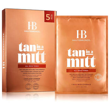 5pc Haute Bronze Tan-in-a-Mitt Self-tan - All Skin Tones