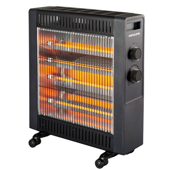 Heller 2200W Quartz Radiant Heater - Black
