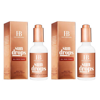 2PK 50ml Haute Bronze Sun Drops Self-tan Serum - All Skin Tones