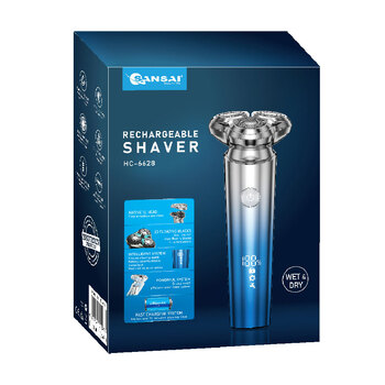 Sansai Wet & Dry Electric Cordless Rechargeable Facial Shaver Assorted