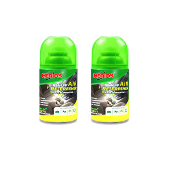 2PK Herios 250ml Car Anti-Bacterial Air Refresher Odour Eliminator