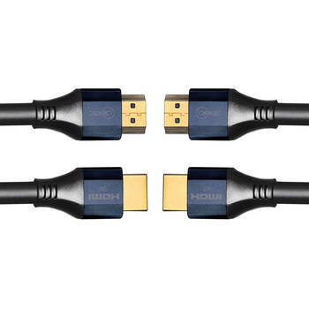 2PK Cruxtec 3m HDMI 2.1 8K w/ Ethernet Male to Male Cable - Black