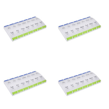 4PK Advance Protect Pill Box 14 Day In Accetate Box 22X11Cm