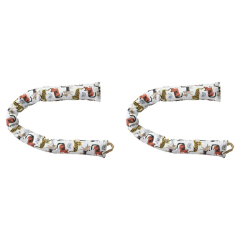 2PK LVD Cats Cotton Sand 90cm Door Weighted Draught Stopper Home/Room Decor