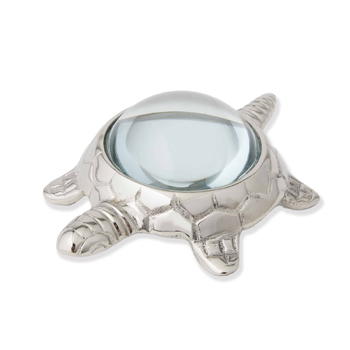 Pilbeam Living 11cm Tortus Magnifying Glass - Silver