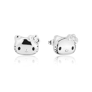 Couture Kingdom Sanrio Hello Kitty Stud Earrings - Silver