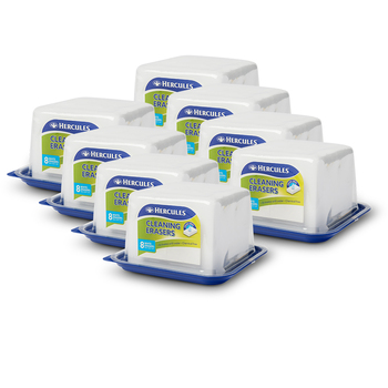 8x 8pc Hercules Cleaning Erasers