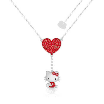 Couture Kingdom Sanrio Hello Kitty Love Necklace 45cm - Silver