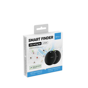 2pc MiLi MiTag Go Android GPS Bluetooth Tracker Android Item Finder - Black