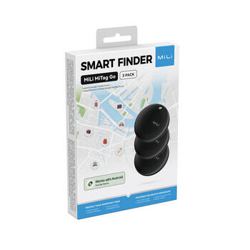 3pc MiLi MiTag Go Android GPS Bluetooth Tracker Android Item Finder - Black