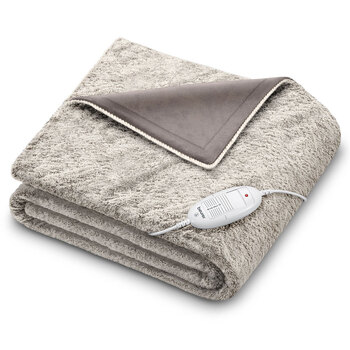 Beurer Electric Heated Throw Toffee HD75NORDIC