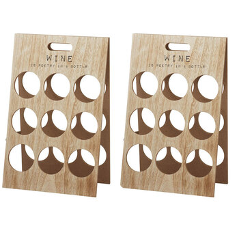 2PK Emporium Dee Wine Rack 48cm