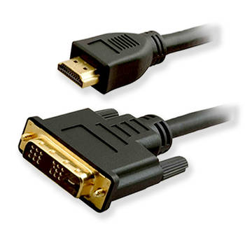 Sansai 2m HDMI Plug to DVI Plug Cable