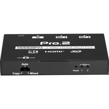 Pro.2 18gbps 2 Way HDMI Splitter