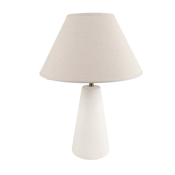 Maine & Crawford Ameri Japandi 47x35cm Table Lamp - White 